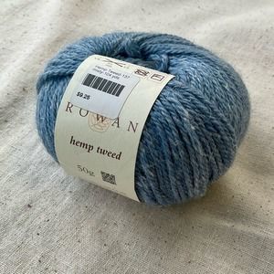 Rowan Hemp Tweed “Misty” Blue Wool/Hemp Yarn *discontinued*